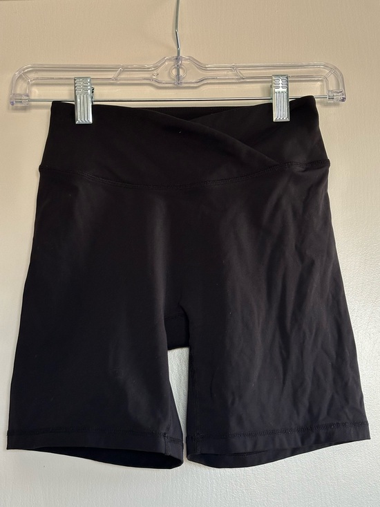 Oner Active Pants - Oner Active Unified Black High-Waist Crossover Shorts - Size S